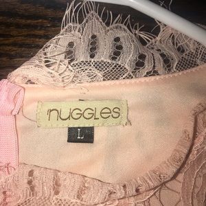 NUGGLES Blush lace dress